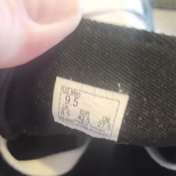 Men's Vans Sneakers With Leather Detail - Picture 5 of 6